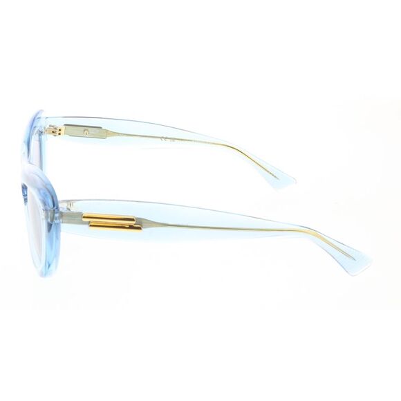 Bottega Veneta BV1282S-003 Transparent Blue Cat-Eye Sunglasses - Picture 3 of 5